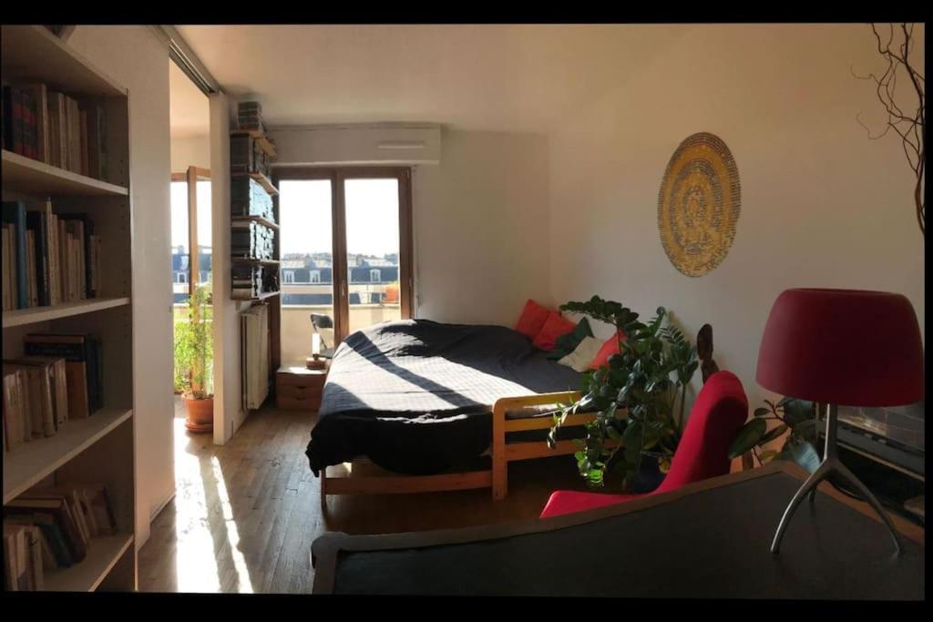 Le Charme De Montmartre A Ciel Ouvert Parijs Buitenkant foto