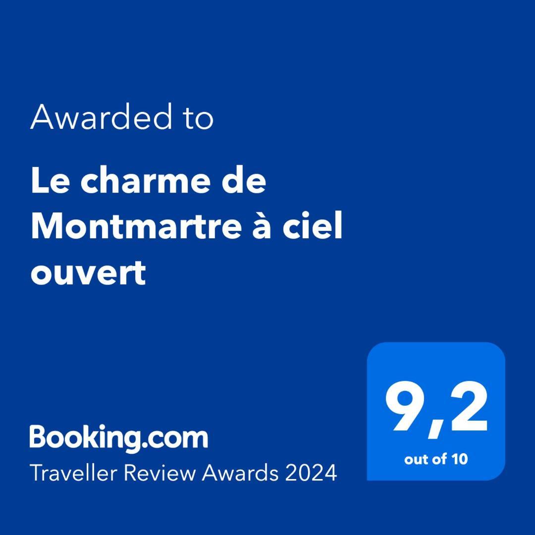 Le Charme De Montmartre A Ciel Ouvert Parijs Buitenkant foto